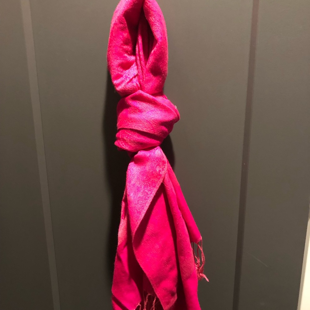 Pink scarf